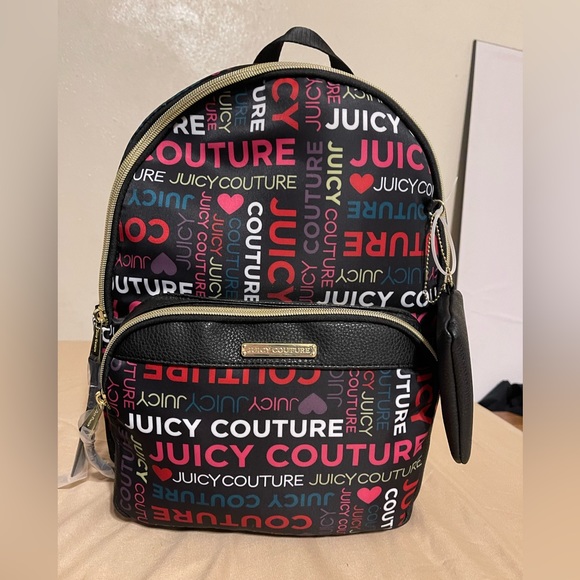 Juicy Couture Word Play Nylon Backpack - Picture 2 of 10